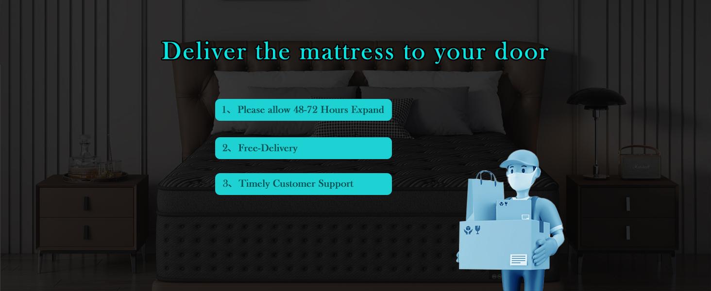 LayRoad 12/14 Inch Twin Full Queen King , Hybrid Memory Foam Mattress in a Box | Pocket Spring + Zoned Support | Soft and Comfortable, Pressure Relief, Medium Firmness, CertiPUR-US Certified(mattresses | queen size mattress | full size mattress)