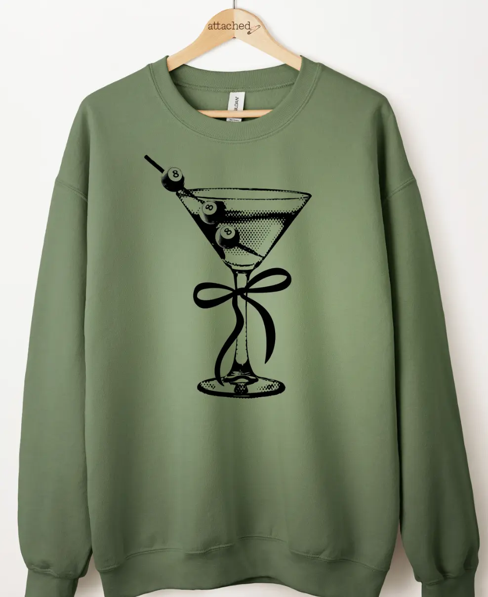 8 Ball Martini Graphic Top 8 Ball Martini Graphic Top
