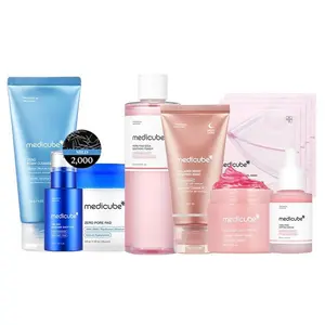 ‮ EBUCIDEM  ‬Ultimate Dry Skin Saviour Routine Hydrating Korean Skincare Cleansing Set with Hydrolyzed Collagen for Firmness & Radiance