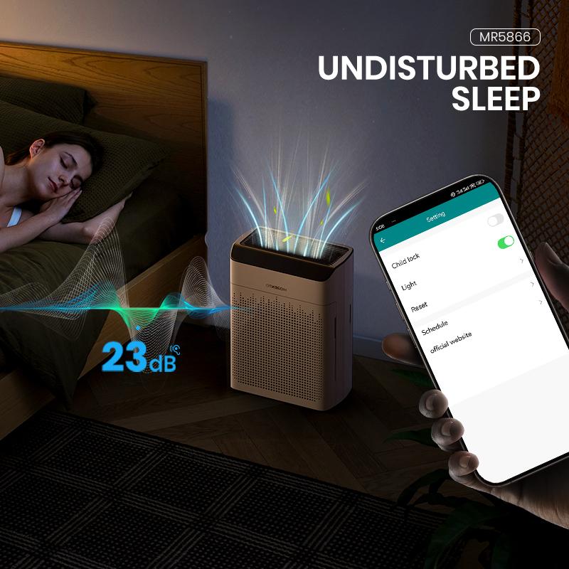 MORENTO 5866 Air Purifiers for Large Room Up to 1690 ft² with PM 2.5 Display,Auto Mode,Wi-Fi,Double-Sided Air Intake HEPA Filter—Removes Odour,Dust #TikTokShopBlackFriday MORENTO 5866 Air Purifiers for Large Room Up to 1690 ft² with PM 2.5 Display,Auto Mode,Wi-Fi,Double-Sided Air Intake HEPA Filter—Removes Odour,Dust #TikTokShopBlackFriday