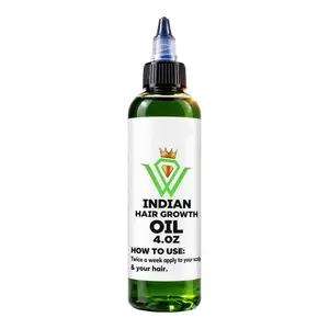 Indian Hair Growth Oil 4 oz - Natural Ingredients for Healthy Hair Growth