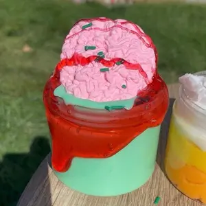 DIY zombie brain slime kit