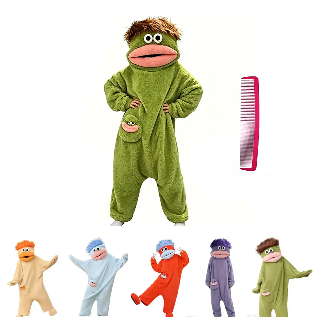 Cute Monster Wearable Blanket Hoodie Adult Onesie, Oversized Soft Warm Sugar Fleece Cozy Pullover Loungewear, Funny Novelty Halloween Costume Pajamas for Women & Men, One Size Fits Most Womenswear