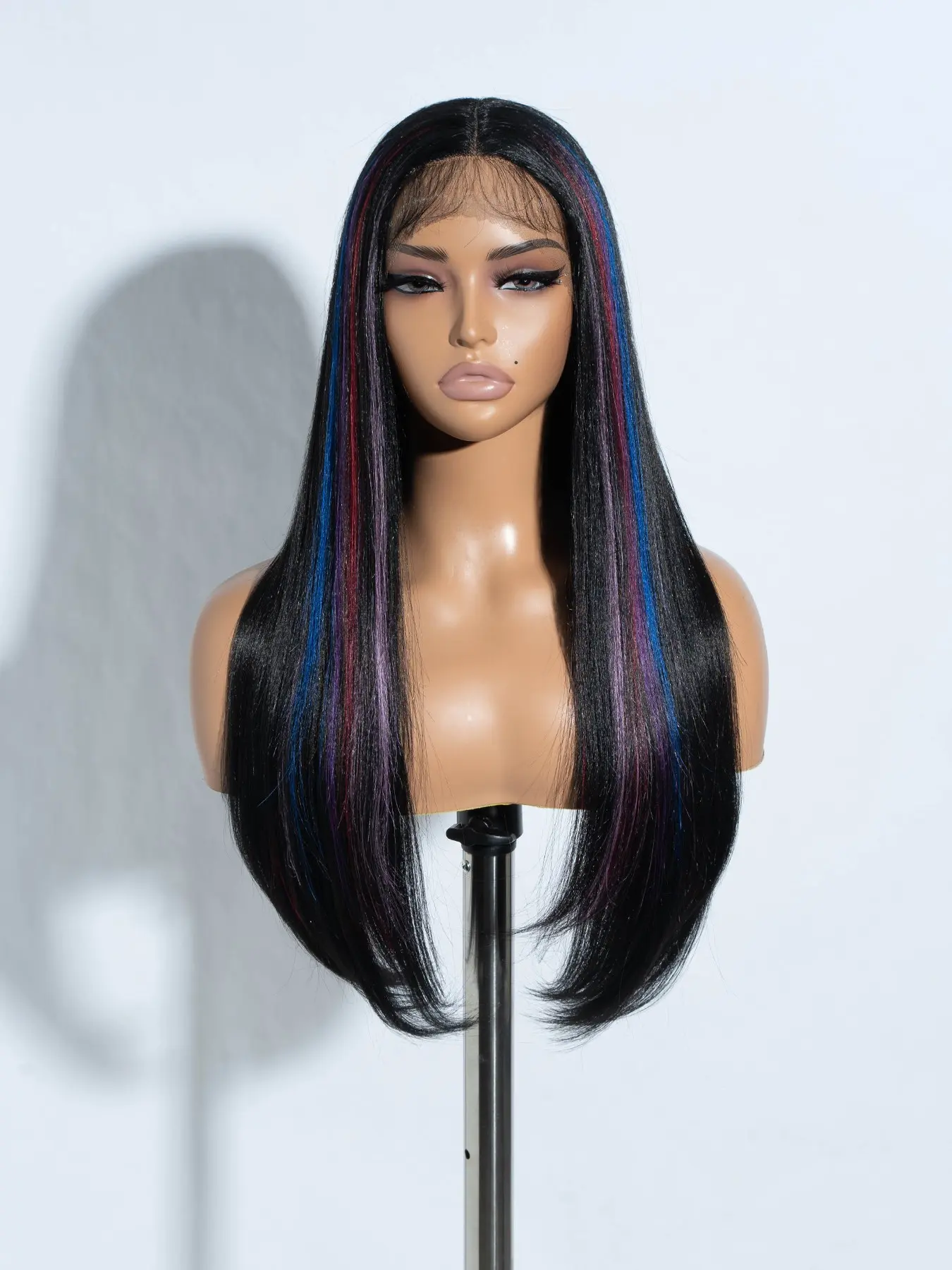 Long Straight Wigs for Women, Synthetic Glueless Wigs with Bangs for Daily, Cosplay, Anime Or Costume Party, Striking Natural Fluffy Hair Wigs with Baby Bangs for Daily & Party Hairstyle Decoration Glueless Hyperrealism Wig Daily Wear Wig