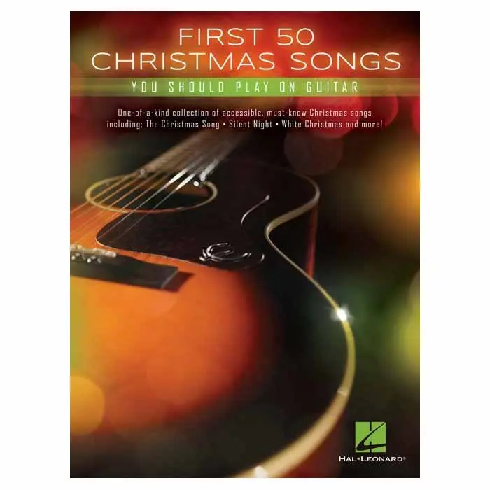 Guitar Christmas Songs CD - 50 Must-Know Tracks with Lyrics, Guitar Solo, Play Along Features, Accessible for Collectible Music Enthusiasts, Chords
