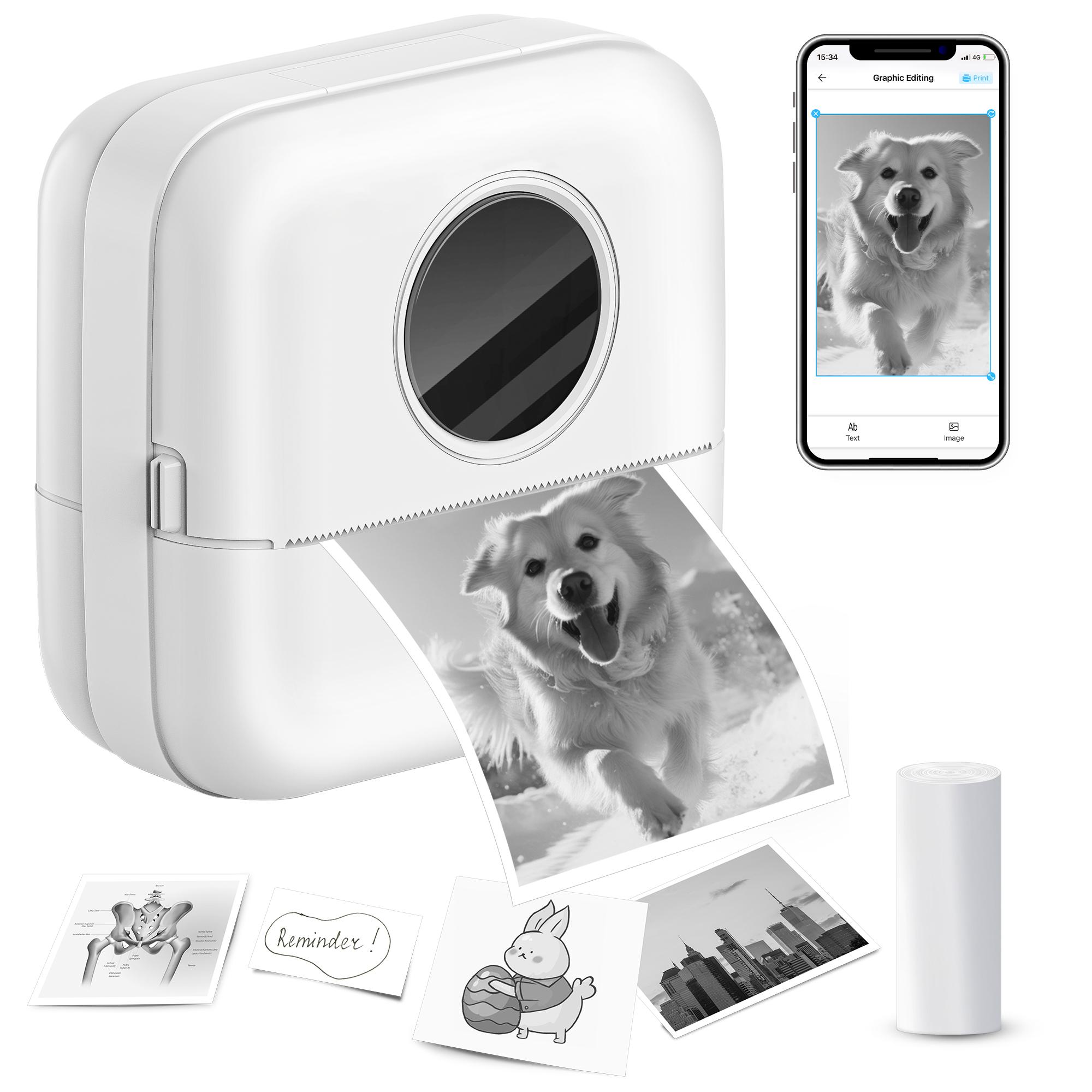Summer Printer Famistar Back to School Supplies Portable Mini Thermal Printer ...