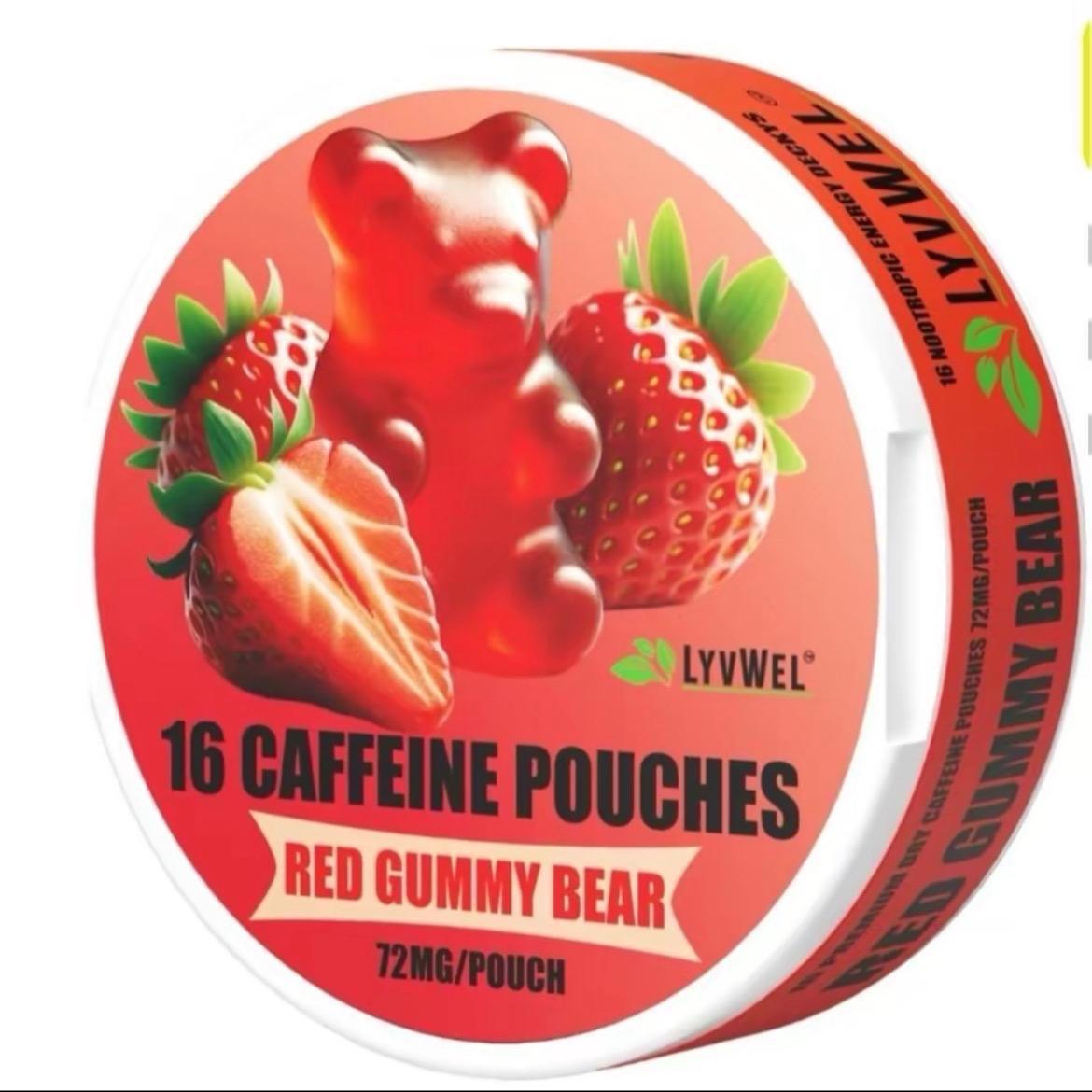 Sugar-Free Gluten-Free Sport Energy Nootropic Caffeine Beverage Pouches - 72mg Caffeine Each, 16 Count, Multiple Tastes (5 Flavors), Individual Pouch, Energy Booster, Refreshing Gamer Fuel Alternative