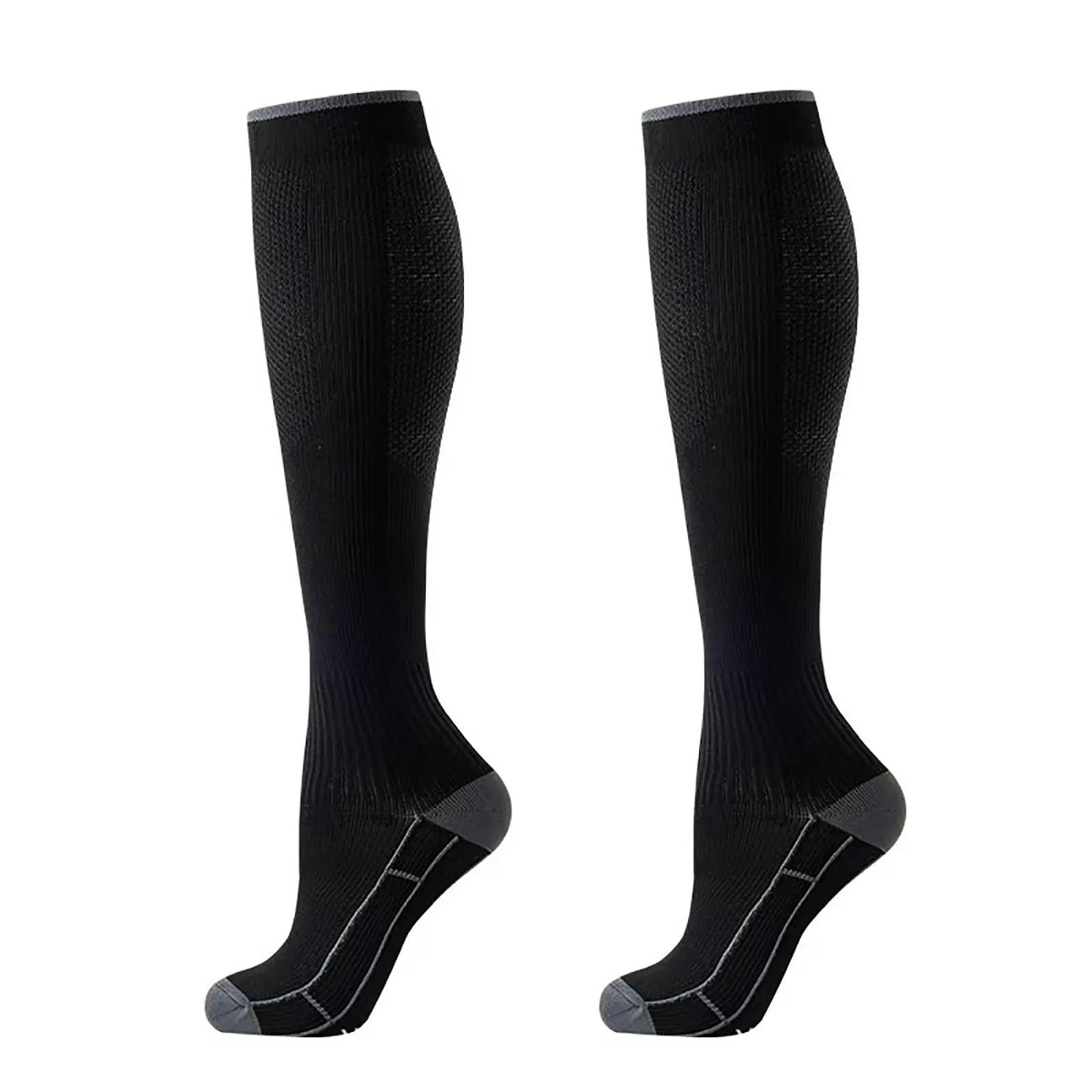OIDEA Compression Socks for Men and Women, 20-30 mmHg Graduated Knee-High Nylon Support Stockings for Nurses, Travel, and Running