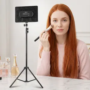LED Video Light Kit, 3000-6500K Dimmable Photography Studio Lights With Tripod Stand & Phone Holder, Video Recording & Streaming Lighting For Makeup, Gaming, YouTube | Valentine's Day Content Creator SuperBowl
