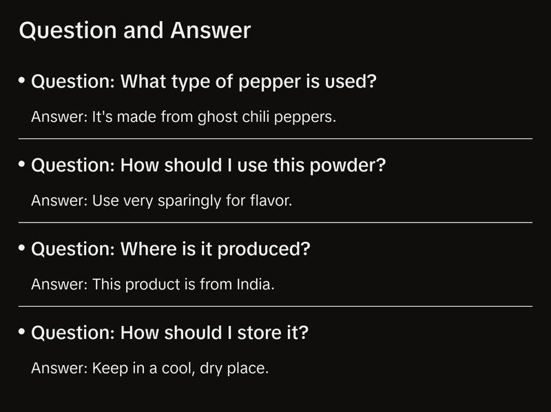 Kiva Smoked Ghost Pepper Powder