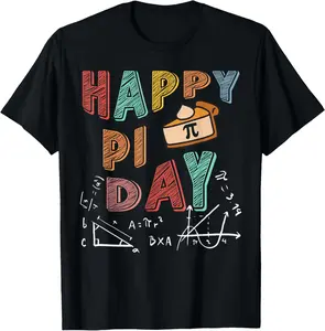 100%cotton 3.14 PI Day Pie Day Pi Symbol for Math Lovers and Kids T-Shirt