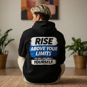 Men's Graphic Hoodie, Cute & Durable Print, Regular Fit, Easy Care, "spring vibes"-Style 62