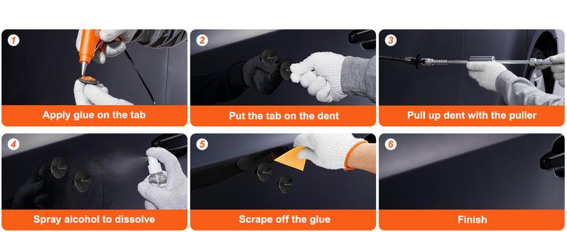 VEVOR Car Body Dent Puller Bridge Lifter Tool Paintless Hail Remover Repair Kit