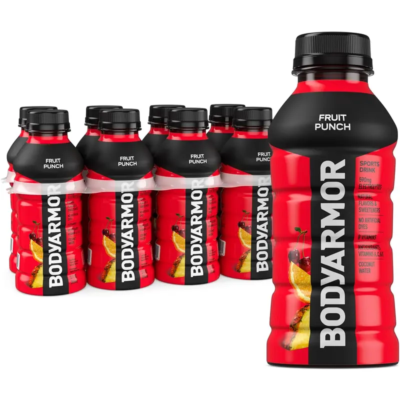 Sports Drink Sports Beverage, Fruit Punch, 12 Fl Oz (Pack of 8)