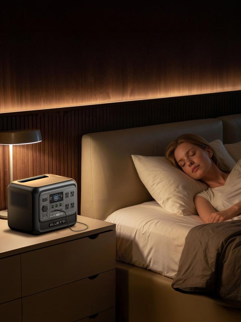 BLUETTI Elite 100 V2 Portable Power Station with 100W Solar Panel (ships separately), 1024Wh Solar Generator w/ 4 1800W AC Outlets, for Camping, Emergencies, Backup Power