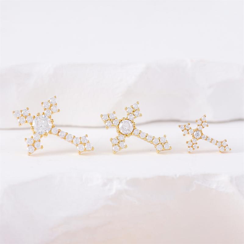 Delzzad Cross Prong Synthetic Moissanite Stud Earring S925 Moissanite Jewelry Perfect Birthday Mother’s Day Gift for Men Women Wedding Set Delzzad Cross Prong Synthetic Moissanite Stud Earring S925 Moissanite Jewelry Perfect Birthday Mother’s Day Gift for Men Women Wedding Set