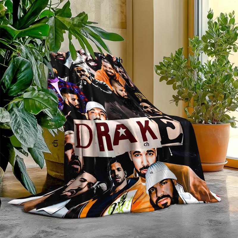 Countdown Sale! Drakes Soft Throw Blanket throw blanket Rapper Singer Album Cover Party Decorations for Bed Sofa Living Room Birthday Holiday Gifts