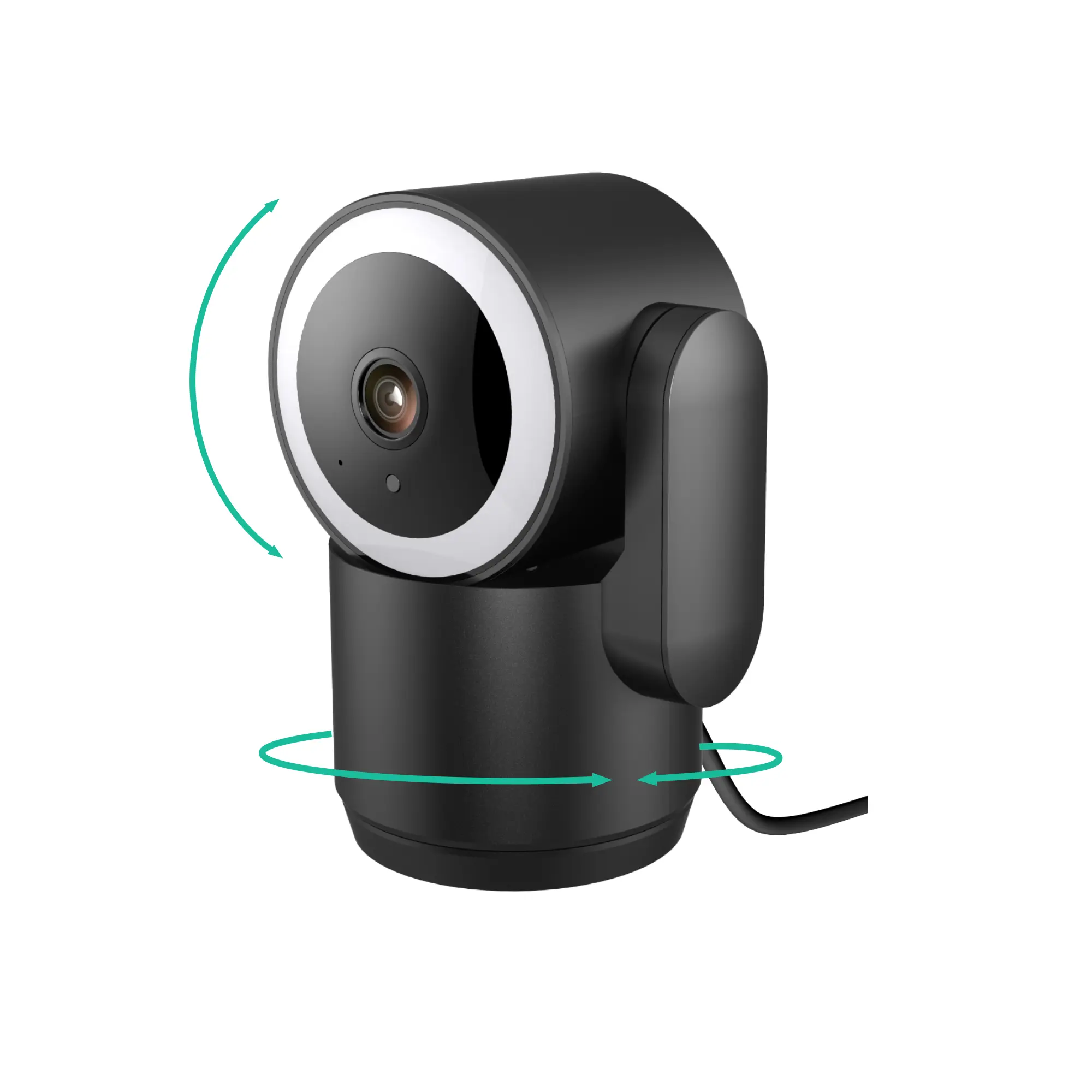 Luna Home Cam V3 — 2K, 2.4GHz & 5GHz WiFi, Indoor Security Camera for Home with 355° Pan-Tilt, Built-in Spotlight, Human Auto Tracking, Two-Way Audio