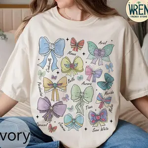 Retro Princess Coquette 90s Aesthetic Heavyweight Premium Cotton Quality Womenswear Menswear Unisex Comfortable Top Comfort Colors and Gildan