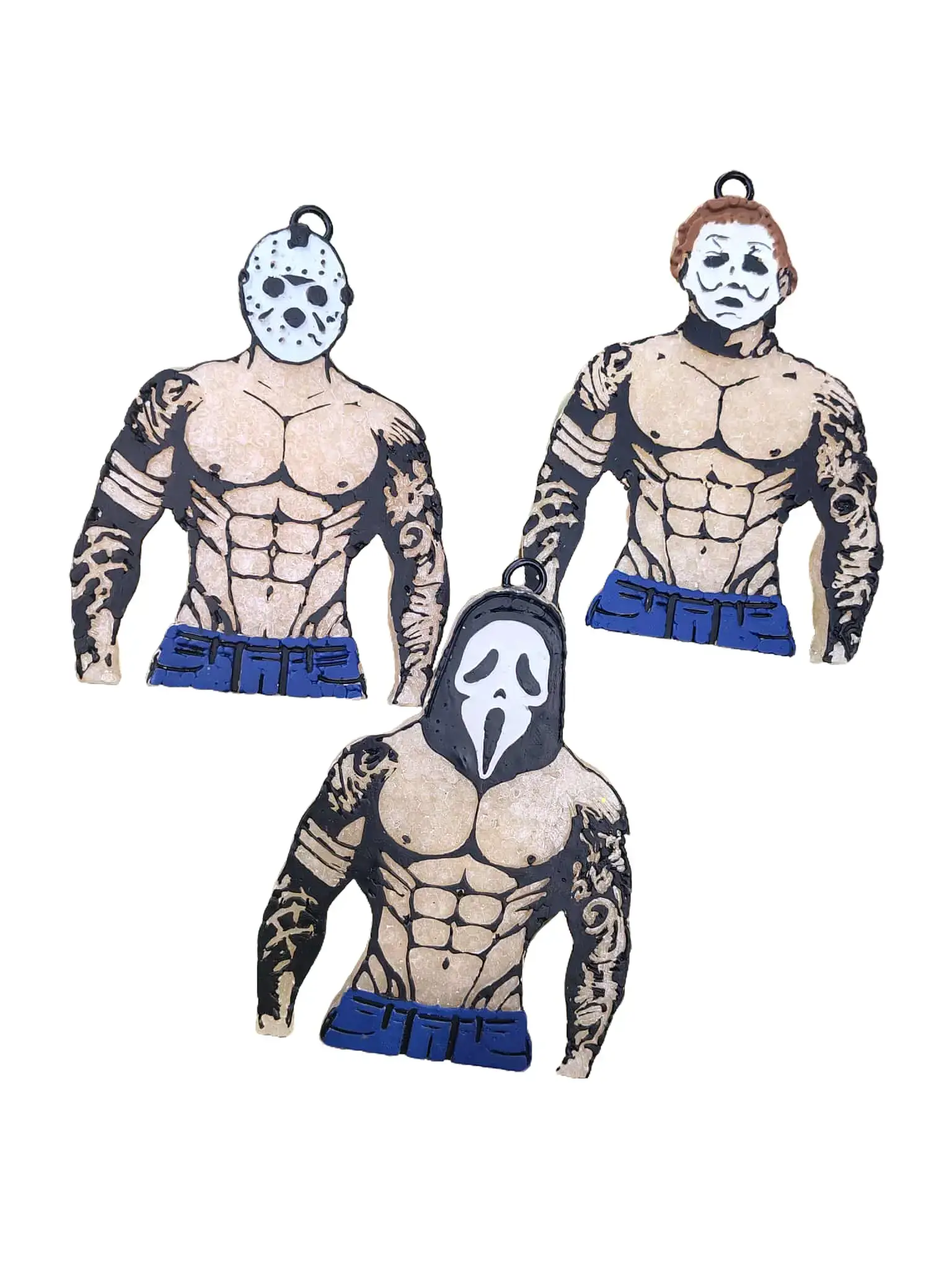 Hot Horror Guys Tatted Up Car Freshie Air Freshener Diffuser Scented, Cars Accessories, Cars Fragrance