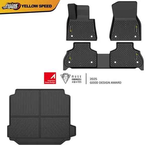 ALLGOOD 3D Molded TPE Material Floor Mats & Cargo Liner Set for 2019-2025 BMW X5, Precise Fit, Deep Grooves, Protects Floors, Durable, Easy to Install/Clean, Eco-Friendly, Security, High-Low Temperature Resistance Car Interior Accessories, Easy Install