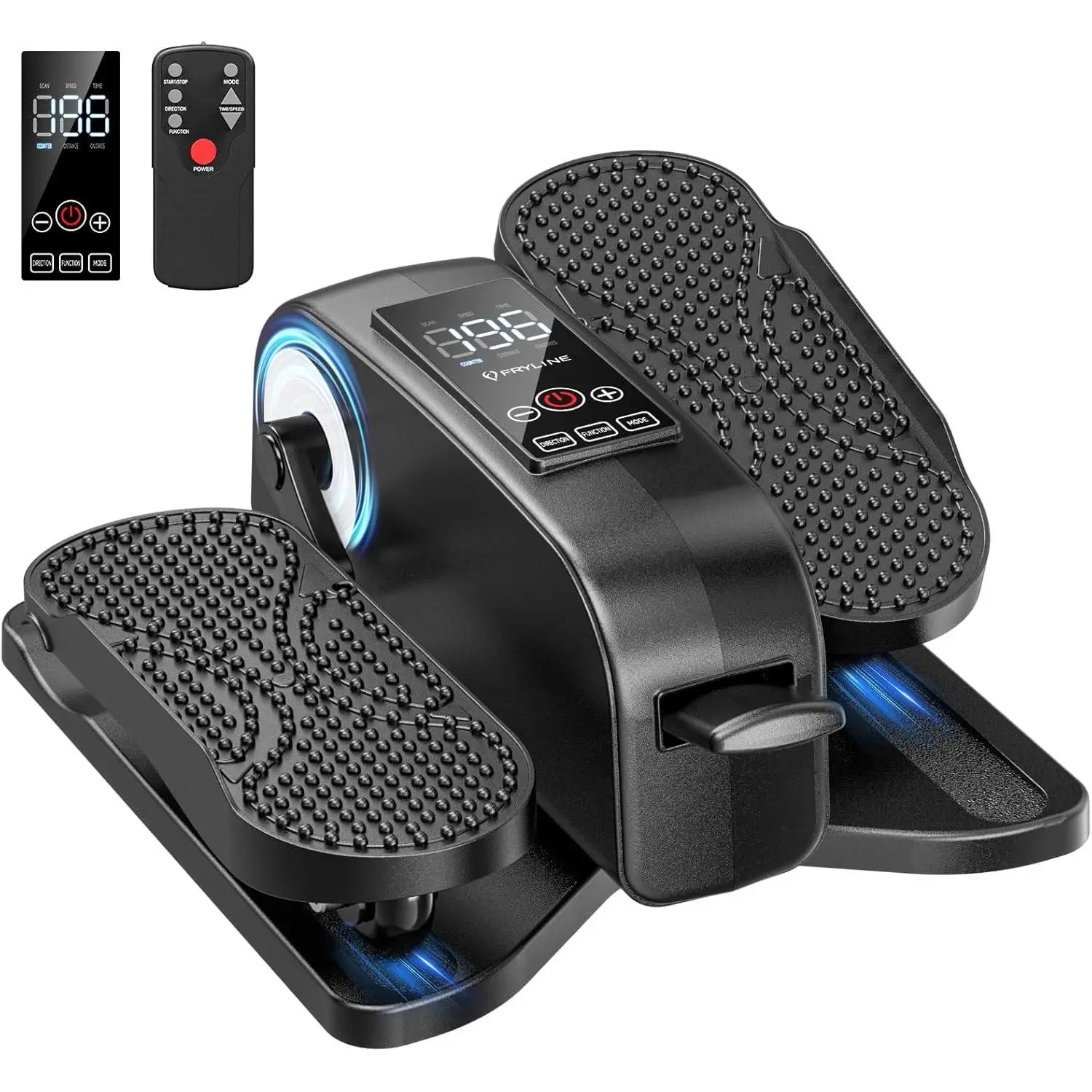 Under Desk Elliptical Machine for Senior Mini Elliptical  Exerciser with Remote Quiet Portable Electric Seated Foot Pedal Exerciser for  Office JianShuLuxe