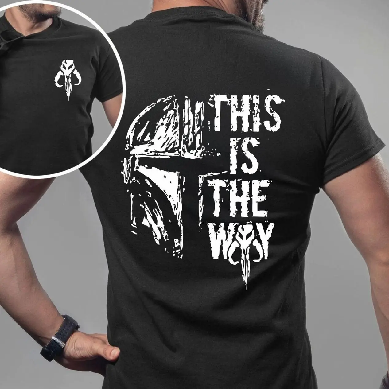 This Is The Way T-Shirts, This is the Way Shirts, Shirts,  Mandalorian Shirts, Gif For Fan