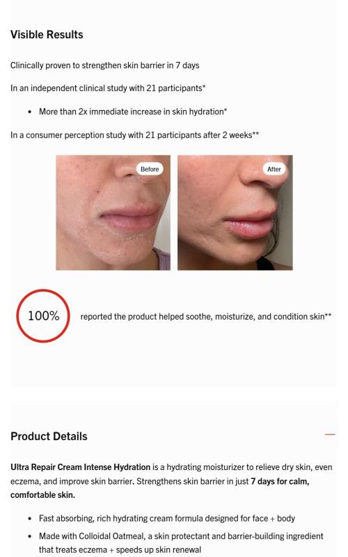 Ultra Repair Cream Intense Hydration