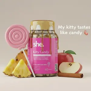 Kitty Candy Internal Flavor & Freshness Support - Plant-Powered Wellness Supplement with Fruit Powders & Herbal Extracts for Women's Health