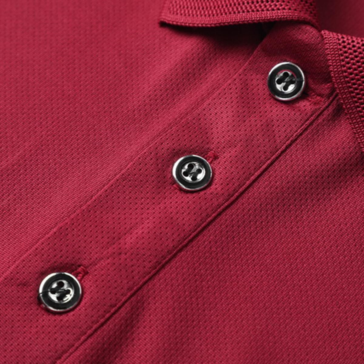 5PCS Men’s Soft Long Sleeve Polos – Solid Design & Skin-Affinity, Comfortable Fabric, TikTok Popular, Ideal for Casual Fall Outfits & Gifts for Him collar cuff design everyday commute