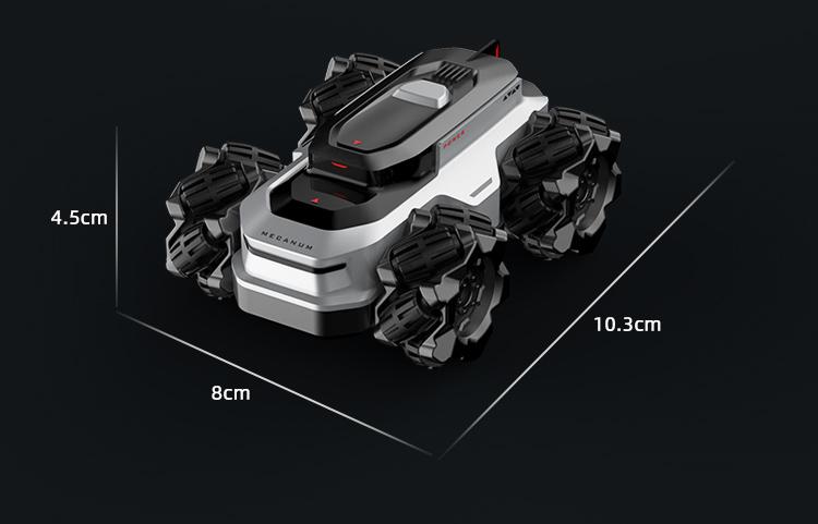 BRRRRT Amphibious Remote Control Car 4WD Waterproof RC Vehicle 360°Rotation RC Truck Stunt Car 2.4 GHz Remote Control Boat for 5 6 7 8 9-12 Kids Girls Boys Gift All Terrain Water Beach Pool Toy