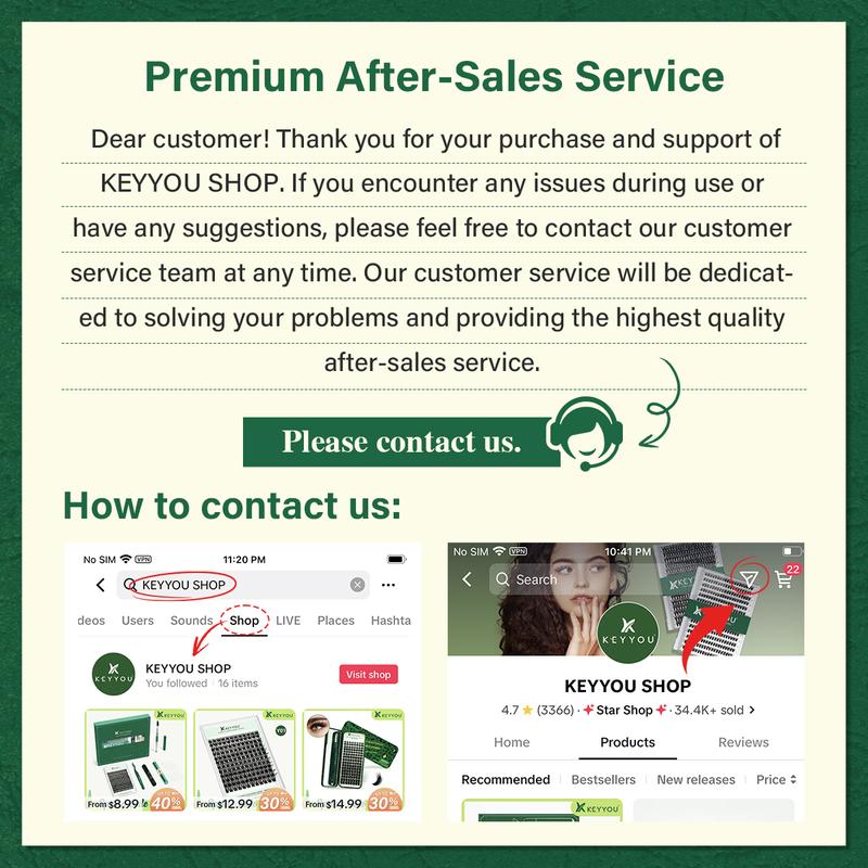 KEYYOU Natural Lash Clusters  Wispy D Curl EyeLash Extension Kit Waterproof Long-Lasting Lash Extension  Easy DIY At Home TikTok Shop FebruaryFaves