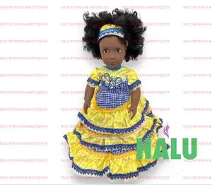 18" Muñeca Religiosa Oshun Yemaya Dos Aguas/ Two Waters Doll Santeria