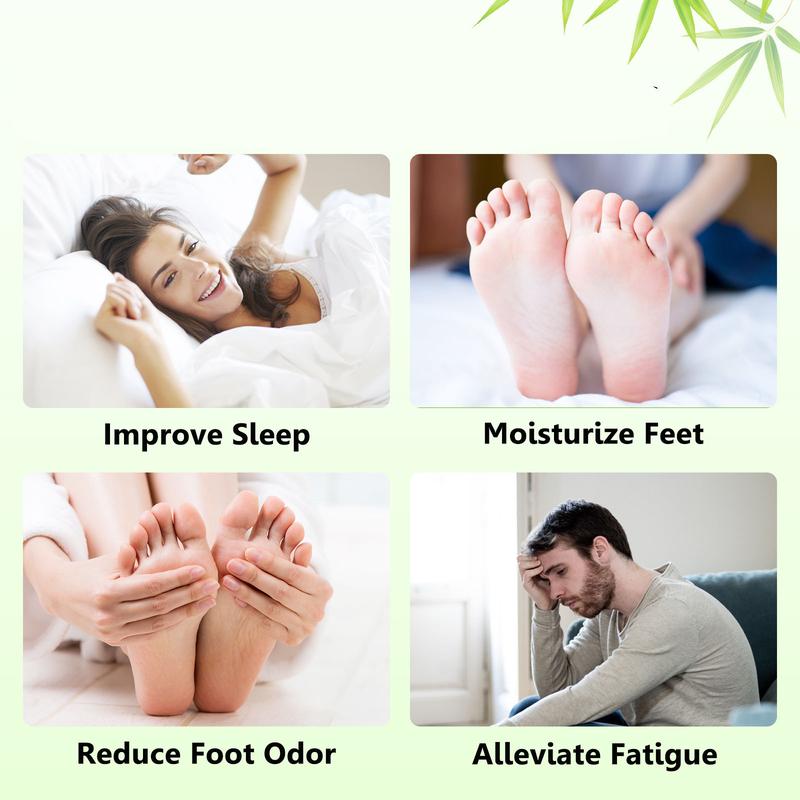 Sefudun Foot Detox Patch -   Bamboo Charcoal Foot Patch Health , Bamboo Vinegar Ginger Powder Foot Pads for Foot Care, Deep Cleansing, Stress Relief, and Relaxation - 10 Pairs (5 Packs) Fitness Solution