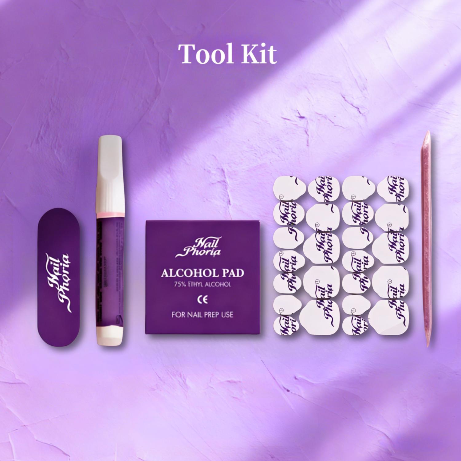 NailPhoria STILETTO Collection - Handmade Press-On Nails | Reusable, Salon-Quality, Long-Lasting, Glossy Design