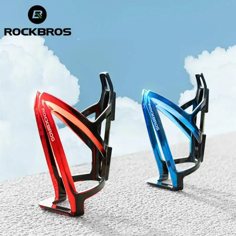 ROCKBROS Bike Water Bottle Holder Ultra-Light Durable Bicycle Bottle Cages with Screws Tool, Universal Bike Cup Holder Rack for Road MTB Bikes