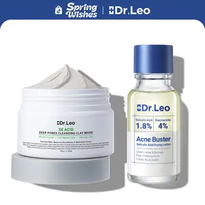 Dr.Leo Pimple Relief Duo | Salicylic Acid | Fade Acne Marks & Blackhead Removal & Pore Tightening & Oil Control | Detox Spot Treatment