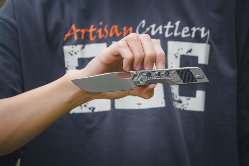 ArtisanCutlery Beest ATZ-1878G S35VN Blade Titanium Handle Folding Knives Perfect for Christmas gift Survival Gear Emergency Tool