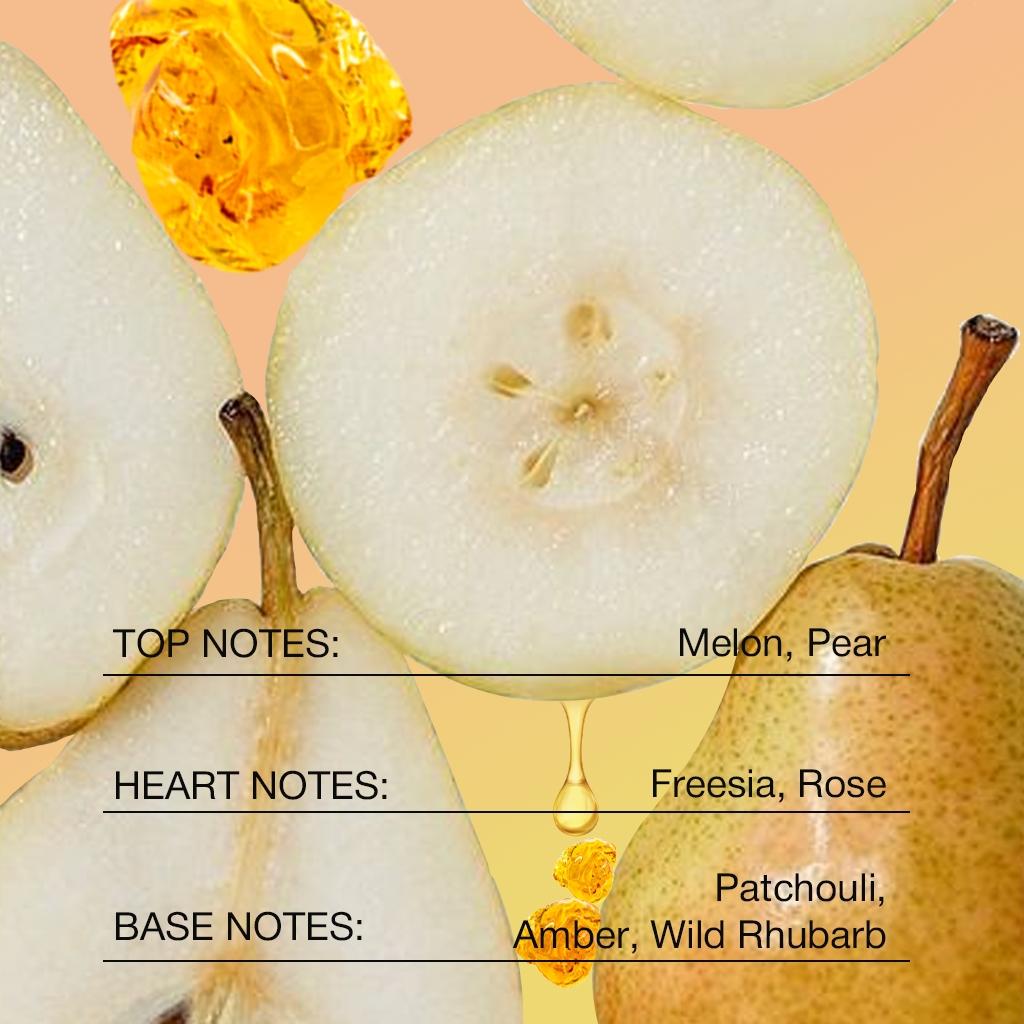 Slo-Brew Botanical Pear Illusion & Summer Bluebell Hair Perfume Spray – A Fragrance Experience Designed for Hair, Combining Nourishment and Protection – Fresh Fruity Floral Scent