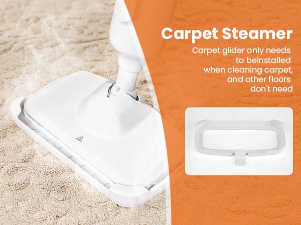 Steam Mop for Floor Cleaning, 2 Washable Pad, Lightweight Floor Steamer Cleaner for Hardwood/Tile/Laminate Floors Carpet