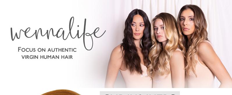 WENNALIFE 150g Clip in Hair Extensions 9pcs Balayage Dark Brown to Chestnut Brown Human Hair Luxury Remy Hair Injected Straight Volume