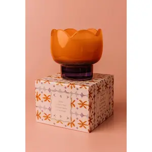 Paddywax Tulip Glass Candle in Garden and Grove