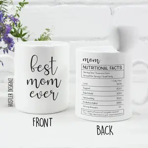 Best Mom Ever Mug, Mom Nutritional Facts Mugs, Gift for Mommy
