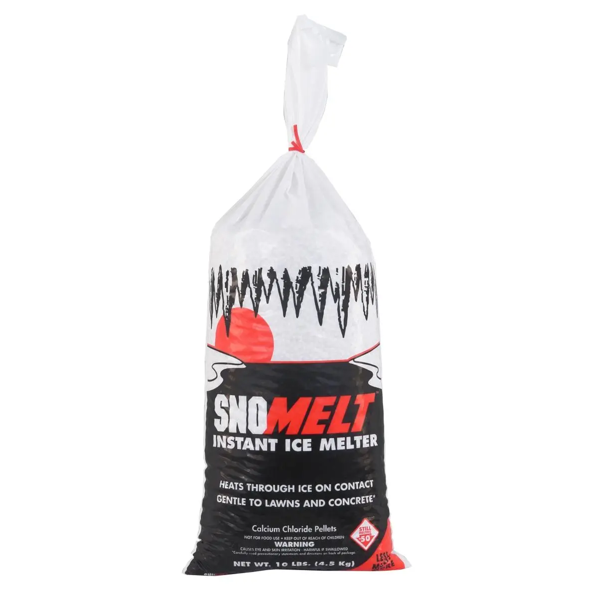 212 MAIN SnoMelt 10 lbs Calcium Chloride Pellet Bag, Concrete Safe Ice Melting Solution with Low Chloride Formula