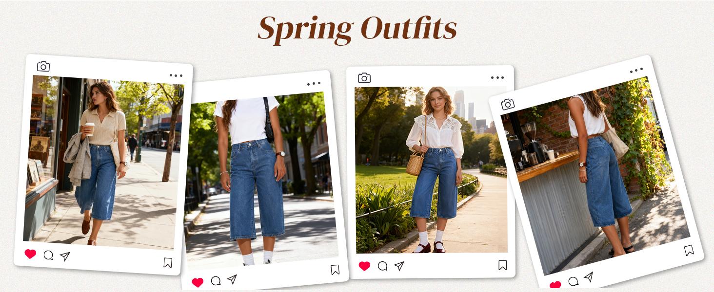 Emmiol Long Baggy Denim Jorts for Women - High Waisted Bermuda Y2k Jean Shorts Wide Leg Casual Trendy Streetwear Summer Pants Emmiol Long Baggy Denim Jorts for Women - High Waisted Bermuda Y2k Jean Shorts Wide Leg Casual Trendy Streetwear Summer Pants