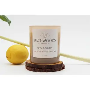 Citrus Garden All Natural Wooden Wick Candle