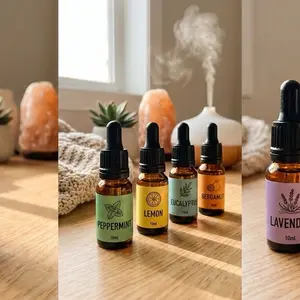 Essential Oil - Lightweight Formula, Fast-Absorbing, Suitable for All Skin Types, High Concentration, Carrier Oils: Avocado, Grapes, Oil - Therapy, Healthcare, 20ml, 1 Adult, Vanilla - Therapeutic, Treatment, Solution,  Wellness,  Aromatherapy, Healthy,