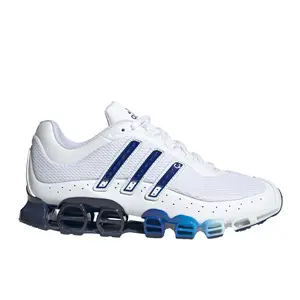 adidas Mens Megaride Lace Up Sneakers Shoes Casual - Blue, White
