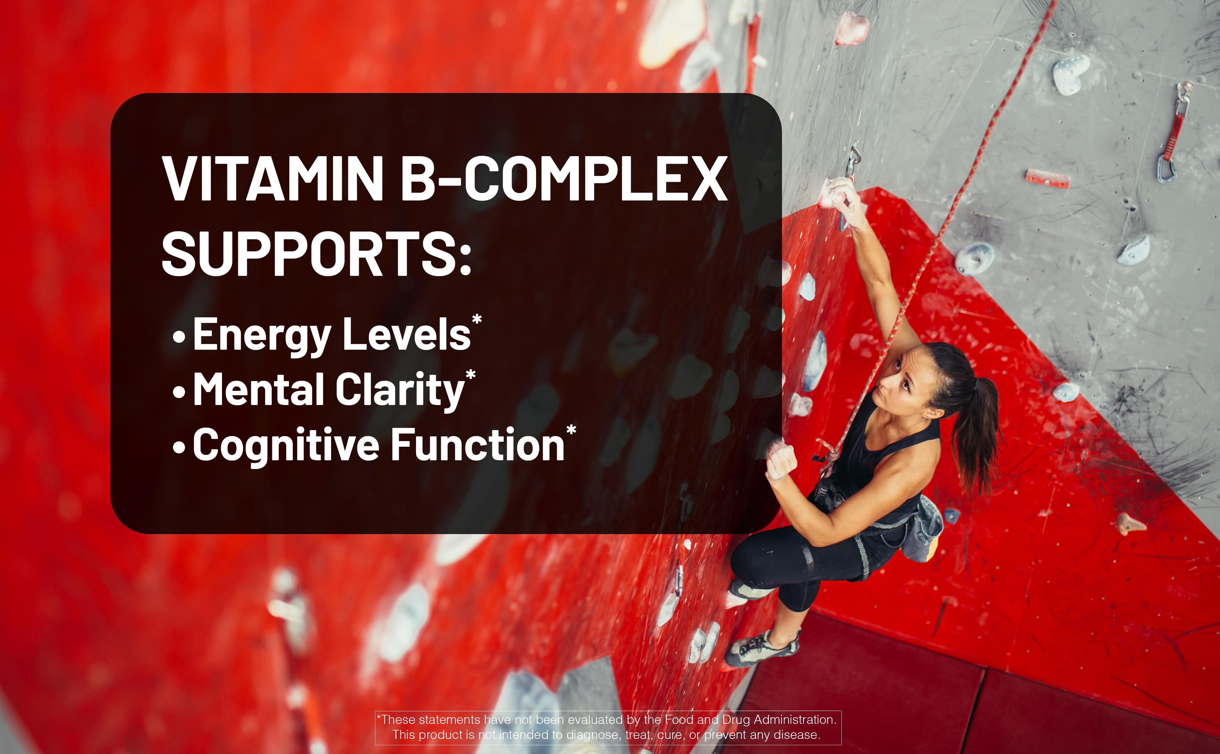 NatureWise Vitamin B Complex for Women & Men - NSF Certified B Complex - Folic Acid Biotin B1 B2 B3 B6 B12 - Support Cellular Energy & Mental Clarity - Non-GMO, Clean Ingredients, USA Manufactured