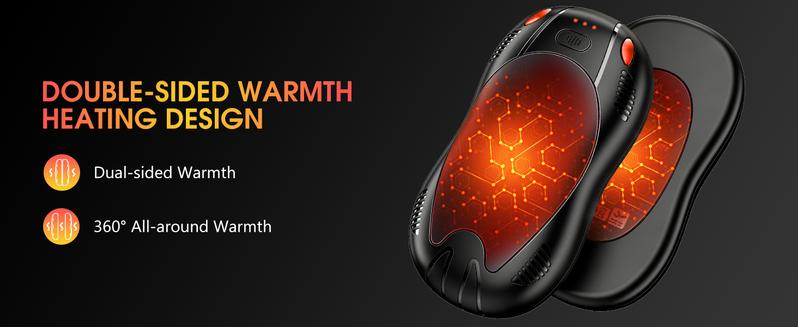 Hand Warmers Rechargeable 4 Pack,10000mAh Portable Reusable Hand Warmer,USB Rechargeable Hand Warmer 3 Heat Levels Up To 55°C For Raynauds,Outdoor,Camping,Women Mens Gifts Hand Warmers Rechargeable 4 Pack,10000mAh Portable Reusable Hand Warmer,USB Rechargeable Hand Warmer 3 Heat Levels Up To 55°C For Raynauds,Outdoor,Camping,Women Mens Gifts